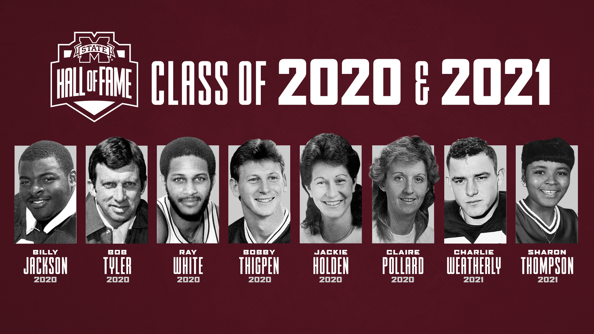 Mississippi State Hall of Fame graphic featuring 1989 NCAA doubles champions Jackie Holden and Claire Pollard