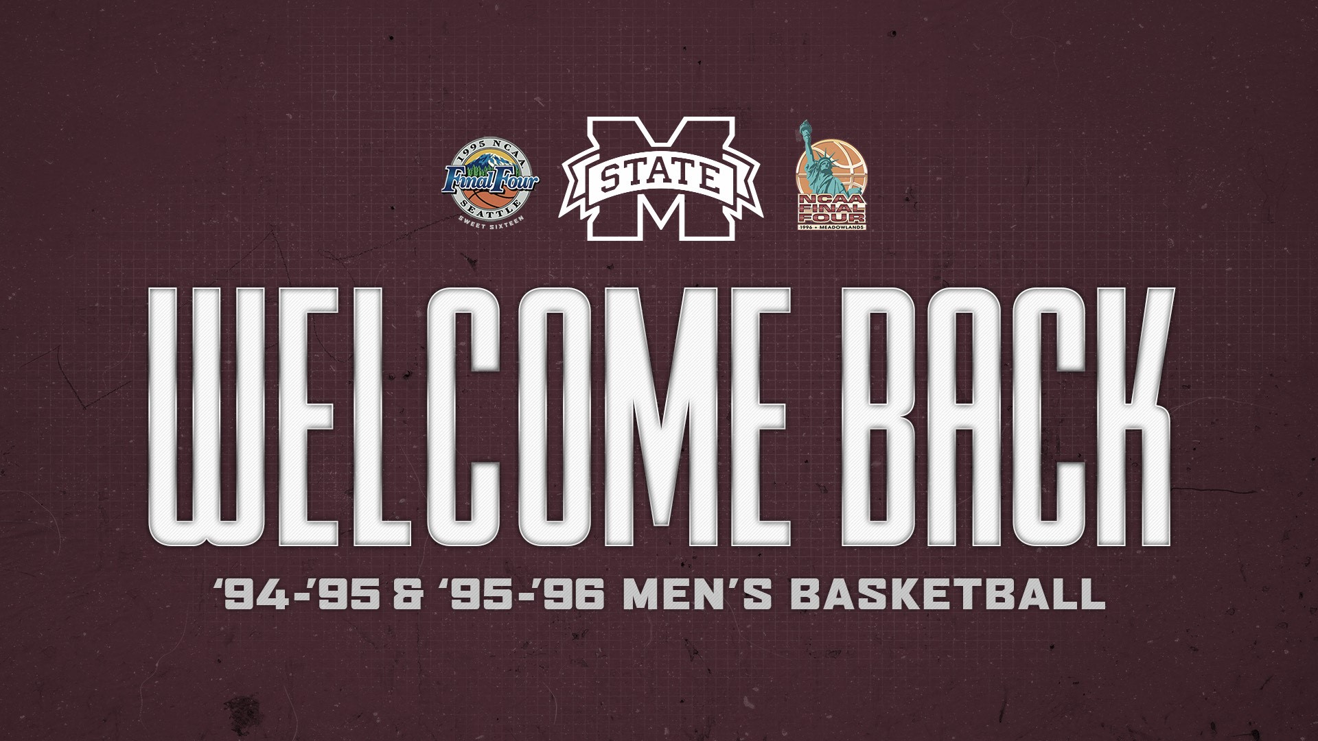 Mississippi State artwork honoring the 1995 and 1996 men's basketball teams